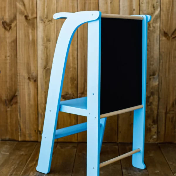 Turn tabla albastru wood bg