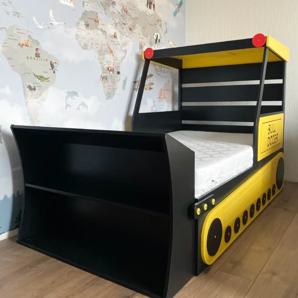 Pat buldozer pentru copii