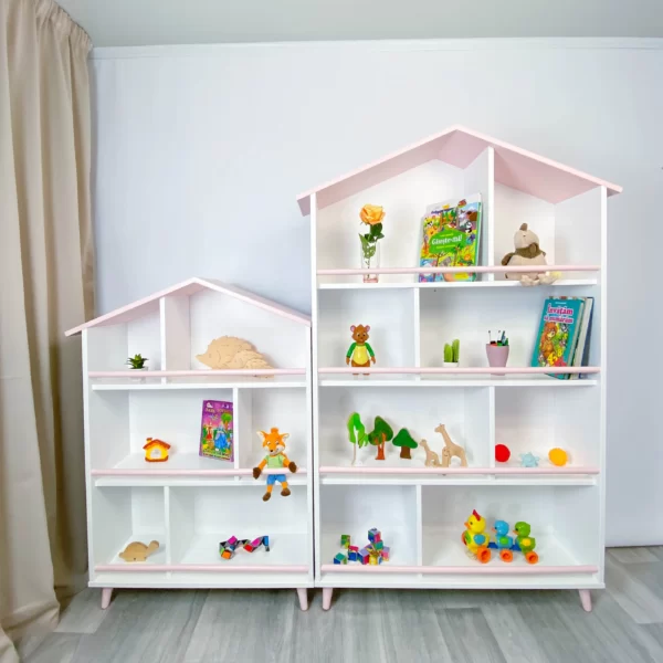 Bibliotecă pentru copii alb-persic